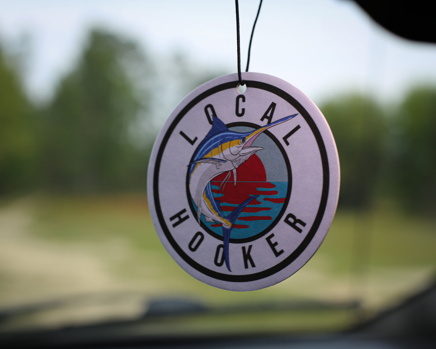 2Pk Local Hooker Marlin Circle - Air Freshener